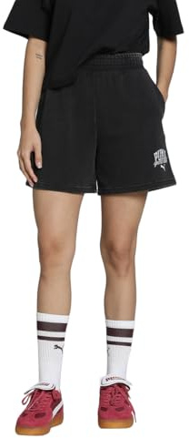 Puma Damen Puma Class Washed Shorts 5 TR Gestrickte Shorts, Puma Black,