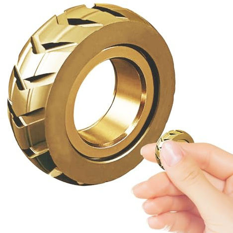 OBEST EDC Jouets Adulte Stress Relief Magnétique Métal TDAH Casual Fidget Anneaux Stress Relief Jouet Spin Anneaux Nouveau Mécanique