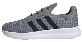 adidas Herren LITE Racer 4.0 Shoes, Grey Three/core Black/FTWR White, 43 1/3 EU