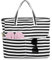 Strandtasche Badetasche Große XXL mit Reißverschluss Familie Beach Bag Shopper Damen, Leicht Faltbare Grosse Schwimmbadtasche, Urlaub Must Have Einkaufstaschen für Reisen Einkaufen Picknick Alltag