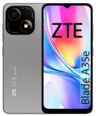 ZTE Blade A35E 2GB 32GB 6.52 90Hz 5000mAh Dual SIM Android 14 Go Gris Oscuro