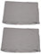2er Set Nackenkissen Bezug 40x60 cm Elastic Jersey Nackenstützkissen Gesundheitskissen Kissenbezug Kissenhülle Kopfkissenbezug Macchiato Beige Hellbraun