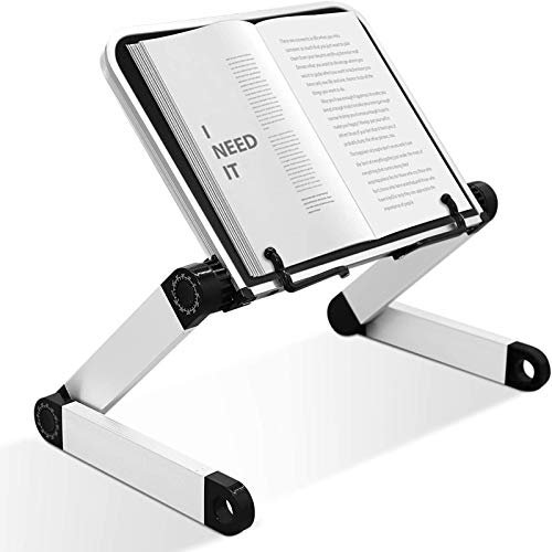 LYFETC Ergonomisches buchständer leseständer Faltbar und tragbar Buch ständer Buch Halterung Buchhalter kochbuchhalter kochbuchständer