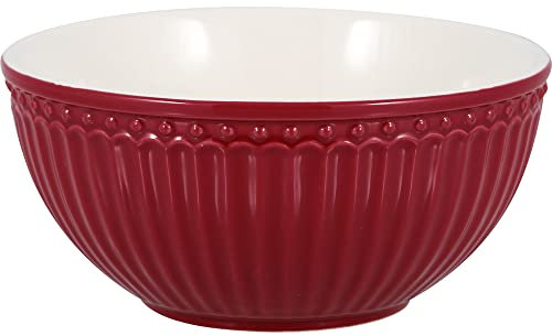 Greengate STWCERAALI3206 Alice Müslischale claret red 14 cm (1 Stück)