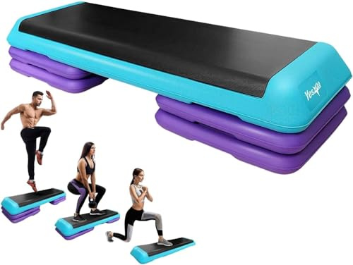 Yes4All Aerobic Step Platform Health Club - Teal/Purple