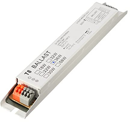 LAZIRO 220-24. 0V AC. 2x18w 2x30W 2x36W 2x58W Ampia T8 T8 Electronic Ballast Lampada Fluorescente (Size : 2x36W)
