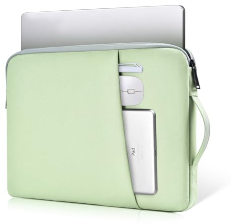 14 Inch Laptop Case Computer Sleeve for HP Lenovo Acer Dell Chromebook/Stream/Aspire 3, Lenovo IdeaPad/ThinkPad, ASUS Chromebook/Vivobook Go, Dell Latitude 7490 Bag, Green