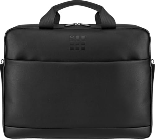 Moleskine, Cartella da Lavoro Slim Collezione Classic, Borsa Porta PC Professionale Compatibile con Tablet, Laptop iPad fino a 14, 40 x 31 x 7,5 cm, Nero