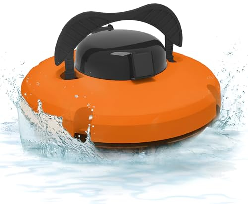 Automatic Pool Cleaners - Cordless Underwater Vacuum Robot, Rechargeable, 100 Mins Runtime, Ideal for Swimming Pools and Water Reservoirs up to 100㎡