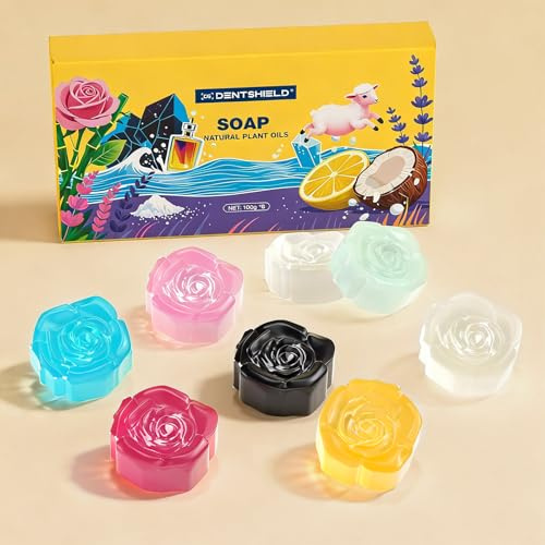 DENTSHIELD Saponetta,Sapone Solido Otto fragranze,Idratante e Delicato,Per Pelle Normale, Grassa e Sensibile per Viso e Corpo