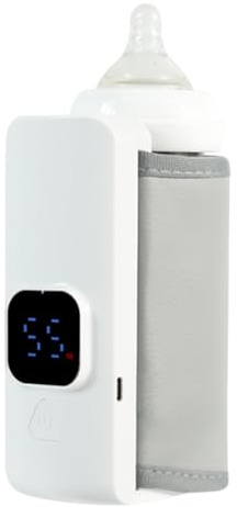 Scaldabiberon per latte - Batteria ABS 2000mAh Dispositivo di alimentazione 14,5x8,8 cm, Controllo display intelligente, Design a riscaldamento rapido, Forniture per allattamento | Scaldalatte adatto