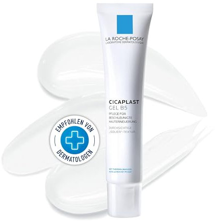 La Roche-Posay Cicaplast Gel B5, Regenerierendes Pflege-Gel, Bei Narben und nach ästhetischen Behandlungen, Sofort beruhigend und nicht klebend, Mit Panthenol, Thermalwasser und Hyaluronsäure, 40ml