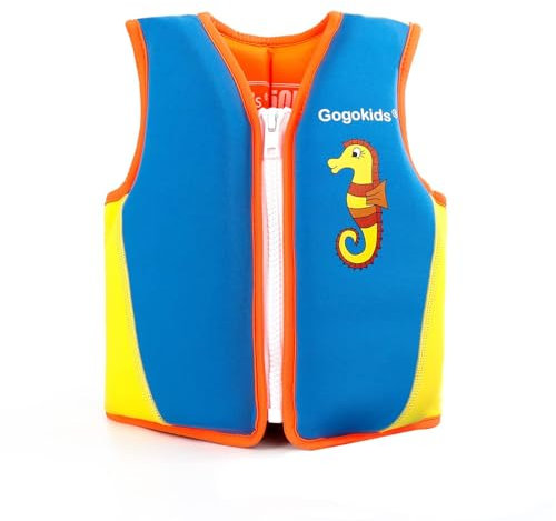 Gogokids Schwimmen Weste für Kinder – Kleinkind Schwimmbad Jacke Schwimmen Lernen Badeanzug
