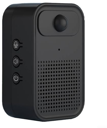 Voice Prompter sensore porta con facile installazione e saluti personalizzabili perfetto per case e strutture sanitarie (nero)