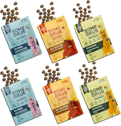 Some Grub Insect Powered Dog Treats, Mixed Pack, 6 Count (Pack of 6)