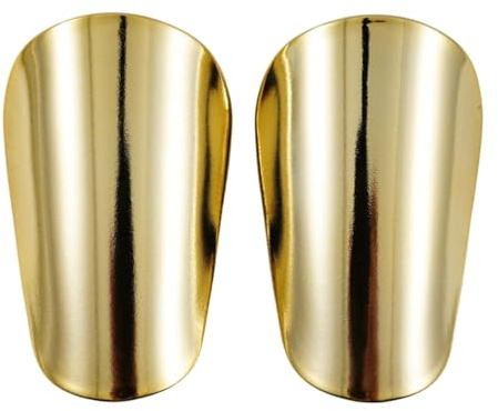 2 mini attrezzi protettivi da calcio per allenamento, oro XS 8 cm x 5 cm