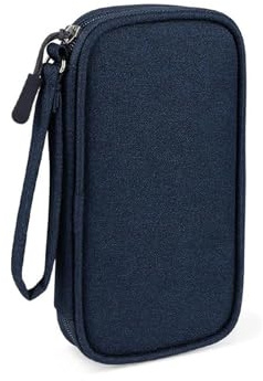 Lonwiner Borsa organizer da viaggio, resistente agli strappi, per dati dati in ufficio, come regalo per gli amanti della tecnologia