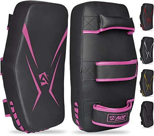 AQF Schlagpolster Kampfsport, Muay Thai Pad für Kickboxen MMA Training