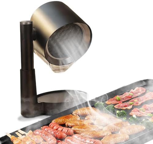 AURIVEE Campana Extractora Portátil para Cocina,Campana Telescópica Inclinable, 3 Velocidades, Filtro de Aluminio - Sin Obra para Apartamento, BBQ, Camping, Diseño Compacto