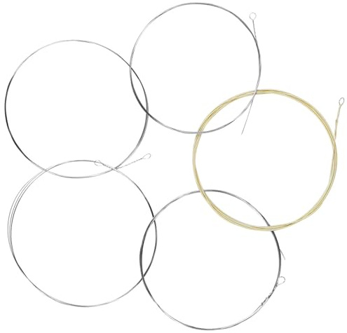 Cuerdas de banjo de 5 cuerdas con revestimiento inoxidable de acero inoxidable y cuerda de bronce para práctica y accesorios profesionales de práctica para principiantes