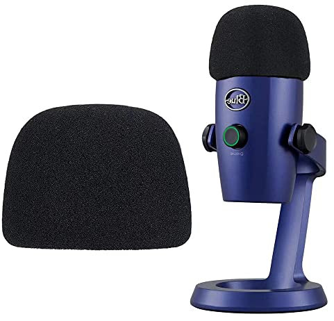 TIKmobre Yeti Nano Pop Filter Professional Mic Foam Windscreen Compatible with Blue Yeti Nano Condenser Microphone - Mic Cover That Filter Unwanted Recording Noises