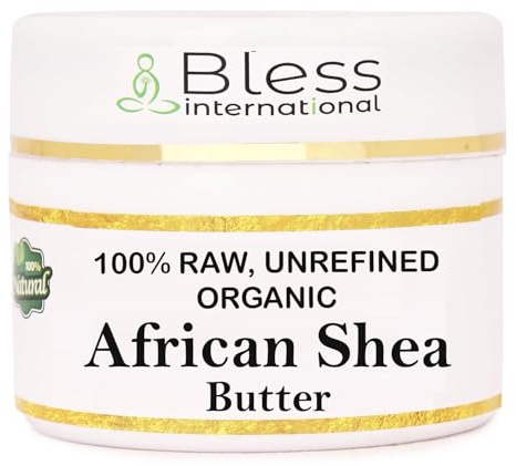 Burro di karitè organico Raw African 100% puro, naturale e non refined| idratante skin per viso, corpo e capelli, 8 OZ/230 GM Avory/White Grade A | Creams, balms, lozioni, soaps | idratanti