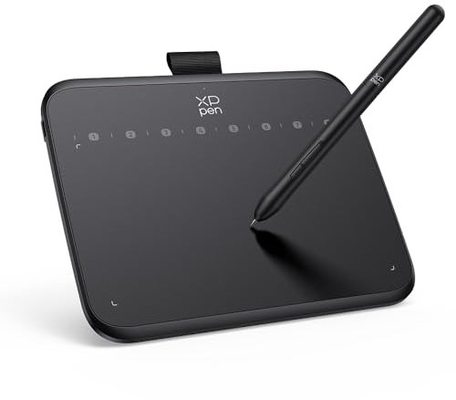 XPPen Deco 640 Tablette Graphique, Tablette Graphique sans Ècran, Stylet à Puce X3 Pro 16K Niveaux de Pression, Conçu pour OSU Signature, Compatible avec Windows 11/10/8/7 MacOS Android Linux Chrome