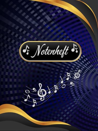 Notenheft Trompete DIN A4 Notenbuch Posaune Musikunterricht Waldhorn Notenlinienheft Große Lineatur Blasinstrumente Anfänger Kornett Querflöte ... Notensysteme Bariton Musiker Fagotte 01A12