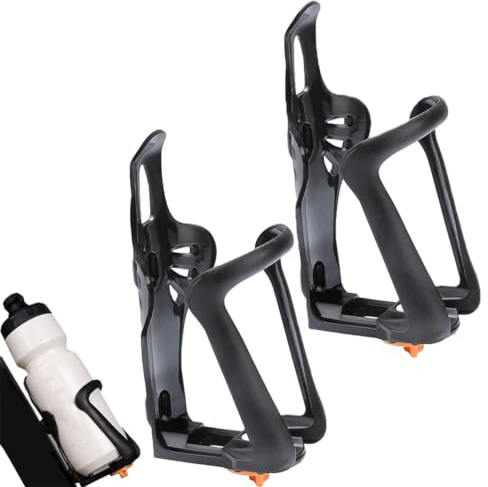 2PCS Bike Water Bottle Holder, Adjustable Cycling Bottle Rack, Non-Slip Lightweight univers-al bicycles Bottle Cage, Bike Water Drink Cage, Cycling Cup Holder, for Mountain Cycle Road Biking