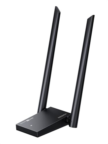 UGREEN Chiavetta WiFi 6E AX5400 Potente Adattatore USB Senza Fili Tribanda 6 GHz 5 GHz 2,4 GHz Dongle USB Scheda di Rete Soft AP Modalità Cifratura WPA3 Driver Integrato Compatibile con Windows 11 10