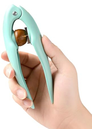 Pelador de castañas, pinza de castañas,Cascanueces de mango antideslizante, descascarillador de | Cortador de abrelatas de castaño portátil Gadget de cocina portátil, herramientas manuales