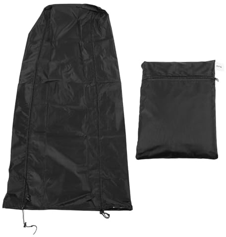 LAISANIM Standing Garment Steam Iron Cover, Universal Fit for Single Double Pole Steamers, Water Polyester Dust Protection Storage Bag, 45x27x162cm