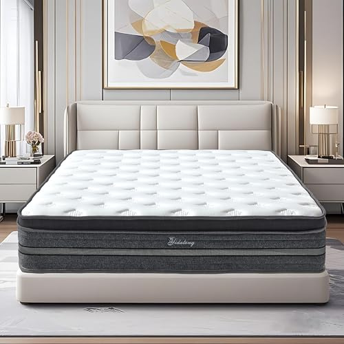 Materasso 140 x 200 - Alto 30 cm - Materasso Matrimoniale con Memory Foam e Molle Insacchettate - Certificato OEKO-TEX - 7 Zone Comfort - Medio Rigido H3 - Ortopedico - Traspirante - Sonno Profondo
