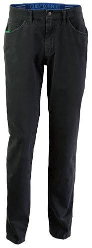 Club of Comfort - Herren Gürtel Leder a50 - schwarz Größe: 120