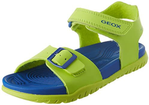 Geox Garçon J Fommiex Boy Sandal, Lime Royal, 24 EU