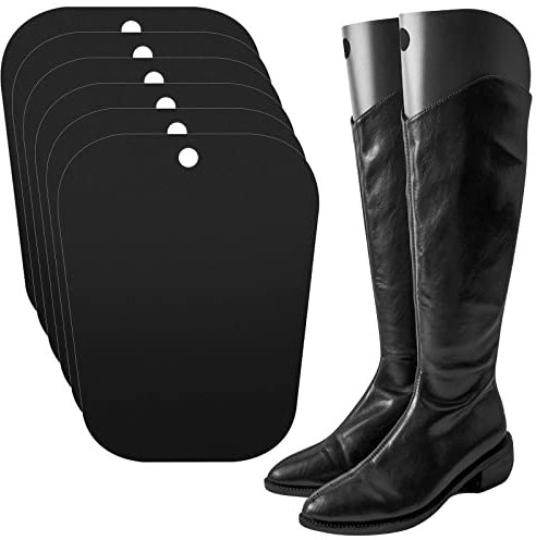 10 Zoll Stiefelhalter, 3 Paar/6 Bögen Stiefelspanner Form Einsätze Hoch Stiefel Stütze Wiederverwendbarer PVC Plastik Schuhhalter Stiefelformwerkzeug für Lange und Kurze Stiefel für Damen und Herren