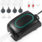 SOUSLOW Luftpumpe für Aquarien, Sauerstoffpumpe für Aquarien, mit Blasenstein und Rückschlagventil, Set für Aquarien, 4 W