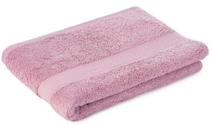 Gözze - New York Duschtuch, Weich und saugfähig, 100% Baumwolle, 70 x 140 cm - Altrosa