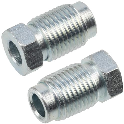 AERZETIX - C74382 - Juego de 2 Tuercas-racores macho M10x1 para manguera de freno - diámetro interior 5mm