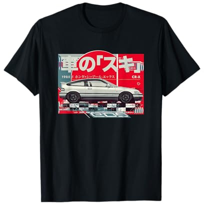 JDM CR-X Coupe Sport Japonaise pour Les Vrais Fans T-Shirt