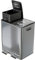 Amig - Poubelle de Recyclage Double avec Pédales Mod. RECIK EVO 40 L | 2 Compartiments de 20 L | Acier inoxydable | 45 x 30 x 52 cm | Argenté