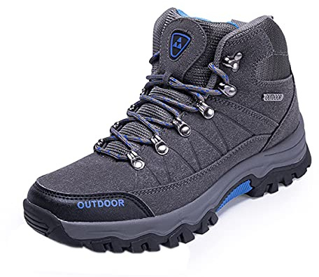 Fafazhu Chaussures de Randonnée Homme Imperméables Bottes de Trekking Extérieure Chaussures de Montagne de Marche Antidérapantes Des chaussures d'hiver Sports