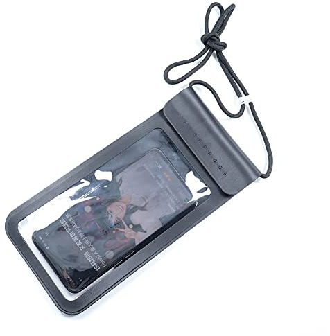 Baitoo Waterproof Phone Pouch,IPX8 Waterproof Phone Case Bag Holder for iphone 14 Pro Max/14 Plus/13 Pro Max/13 Pro/13/12/12 Pro Max/11/11 Pro Max/Xs Max/XR to 6.9 for Kayaking Swimming Beach(Black)