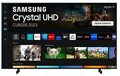 SAMSUNG TV LED 4K 214 cm 85CU8005 Crystal 2023