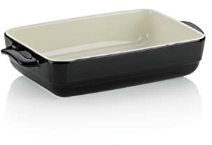 kela Auflaufform MALIN (BHT 32x6.50x19 cm) BHT 32x6.50x19 cm schwarz