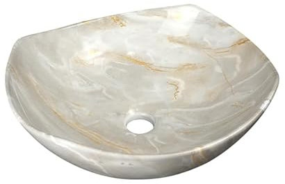 Bathroom Countertop Vessel Sink Bathroom Sink Marble Ceramic Sink Hotel Bathroom Washbasin Washstand Balcony Vessel Vanity Sink Bathroom Sinks