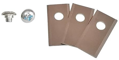 9x Klingen mit Schrauben für PARKSIDE Mähroboter PMRA/PMRDA