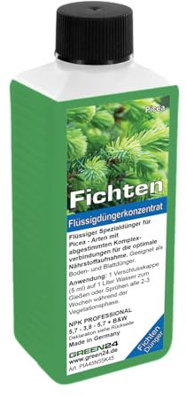 Fichten-Dünger – Picea Flüssigdünger auch für Serbische Fichte (Picea omorika) 250ml