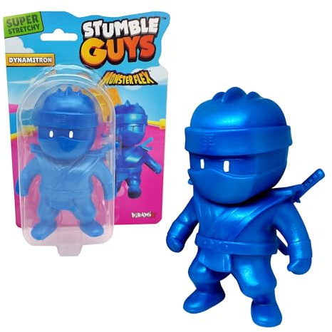 Bizak Monsterflex Stumple Guys, Videojuego, Dynamitron, Muñeco súper Extensible y elástico, 15 cm, 16 Modelos para coleccionar, para Adultos coleccionistas y niños Desde 4 años, (64390006-5)