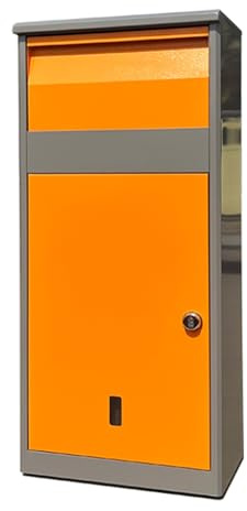 Buzón de entrega de paquetes para exteriores, buzón comercial, gabinete de almacenamiento resistente a la intemperie, buzón independiente de gran capacidad(Combination,Medium)